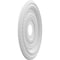 Ekena Millwork Cole Thermoformed PVC Ceiling Medallion (Fits Canopies up to 5 1/8"), 19"OD x 3 1/2"ID x 1"P CMP19CO - alternate 2